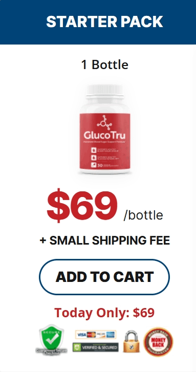 GlucoTru 1 bottle